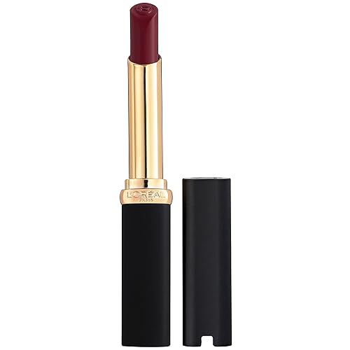 L'Oréal Paris Colour Riche - Lápiz labial mate de volumen intenso, con ácido hialurónico para hasta 16 horas de comodidad durante todo el día,