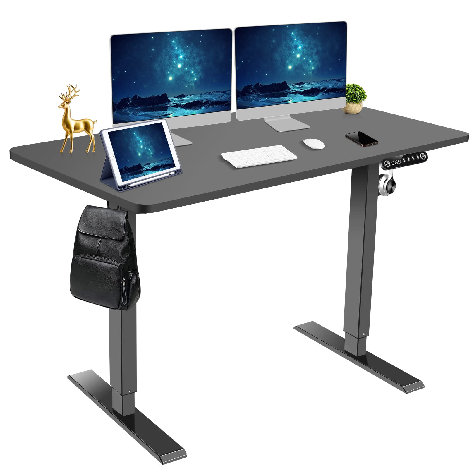 Buy farexon Adjustable Height Electric Standing Desk, 48 x 24 Inch