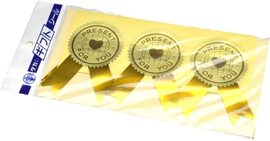 Amazon.com: ササガワ(Sasagawa) Taka-Jirushi Gift Stickers, 0.9