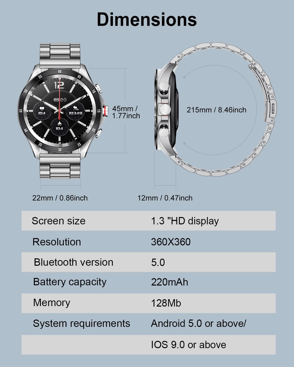 LIGE Orologio Intelligente, IP67 Impermeabile Fitness Sportivo Pedometro Con Monitoraggio Frequenza Cardiaca/Pressione Sanguigna/Sonno Cronometro Contapassi Touch screen Smartwatch IOS Android LIGE Orologio Intelligente, IP67 Impermeabile Fitness Sportivo Pedometro Con Monitoraggio Frequenza Cardiaca/Pressione Sanguigna/Sonno Cronometro Contapassi Touch screen Smartwatch IOS Android