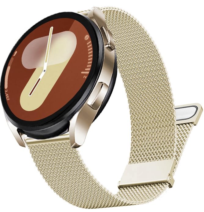 Bracelet 20mm en maille milanaise pour Galaxy Watch 6 5 4 et Huawei GT3