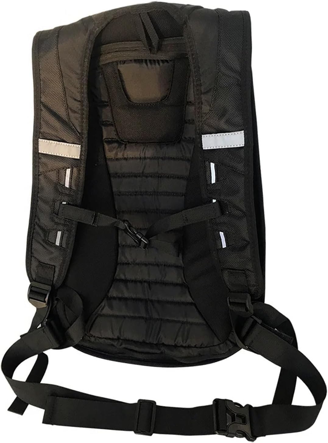 MZS Motorcycle Backpack, 48L Expandable Hard Shell Helmet Backpack for Men Women, Waterproof Motorbike Travel Back Pack Reflective Riding Storage Bag Accessories - Image 6