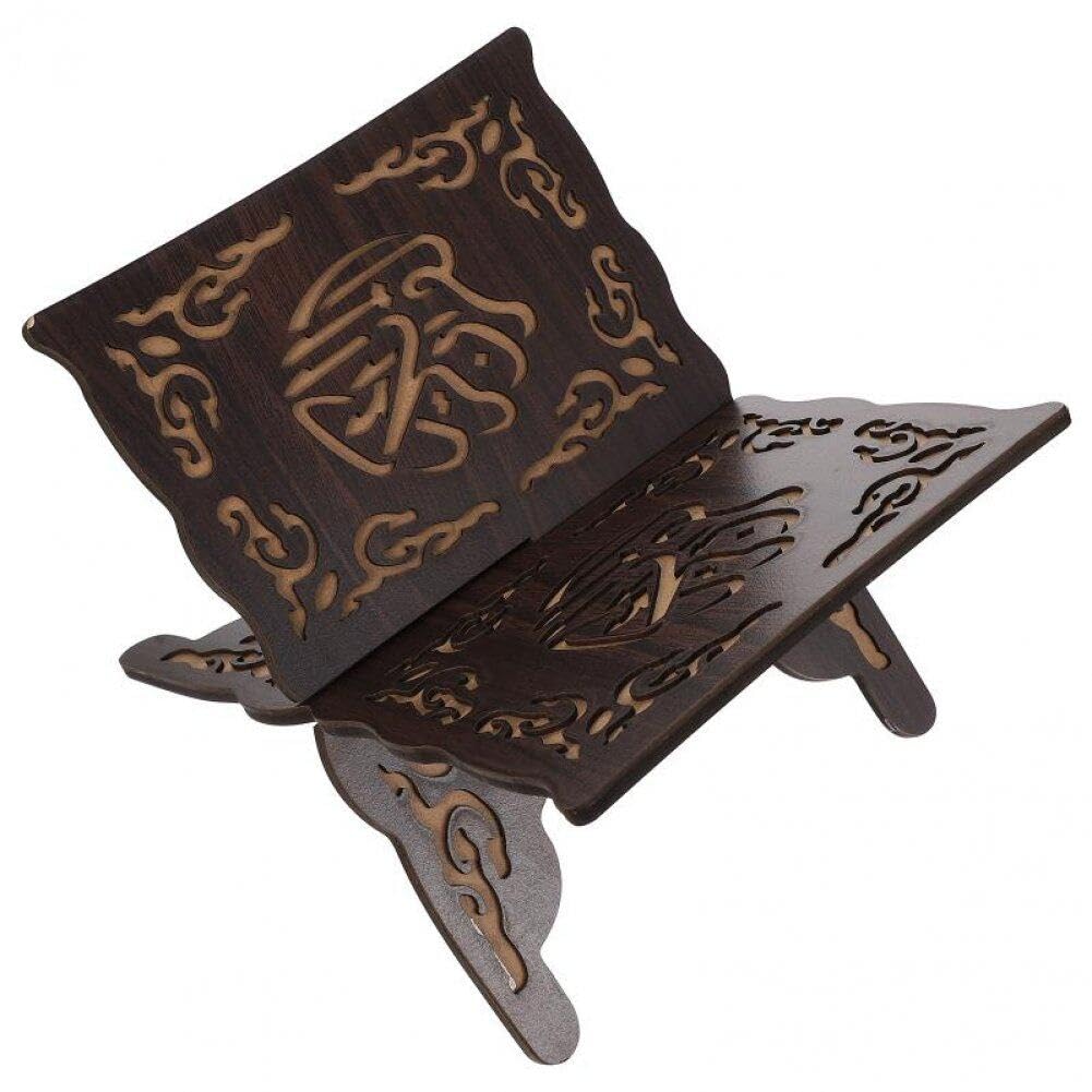 Stand de livre en bois pour Coran, cadeau spirituel musulman et décoration de maison