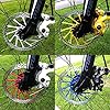 VOANZO Bicycle Disc Brakes 160mm DISC ROTOR, STAINLESS STEEL, 6 BOLT MOUNTING G3 Mountain Bike Disc Brakes (Yellow) #2