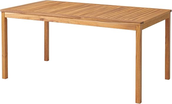 Alaterre Furniture Okemo Outdoor Dining Table for 6, Natural, 63