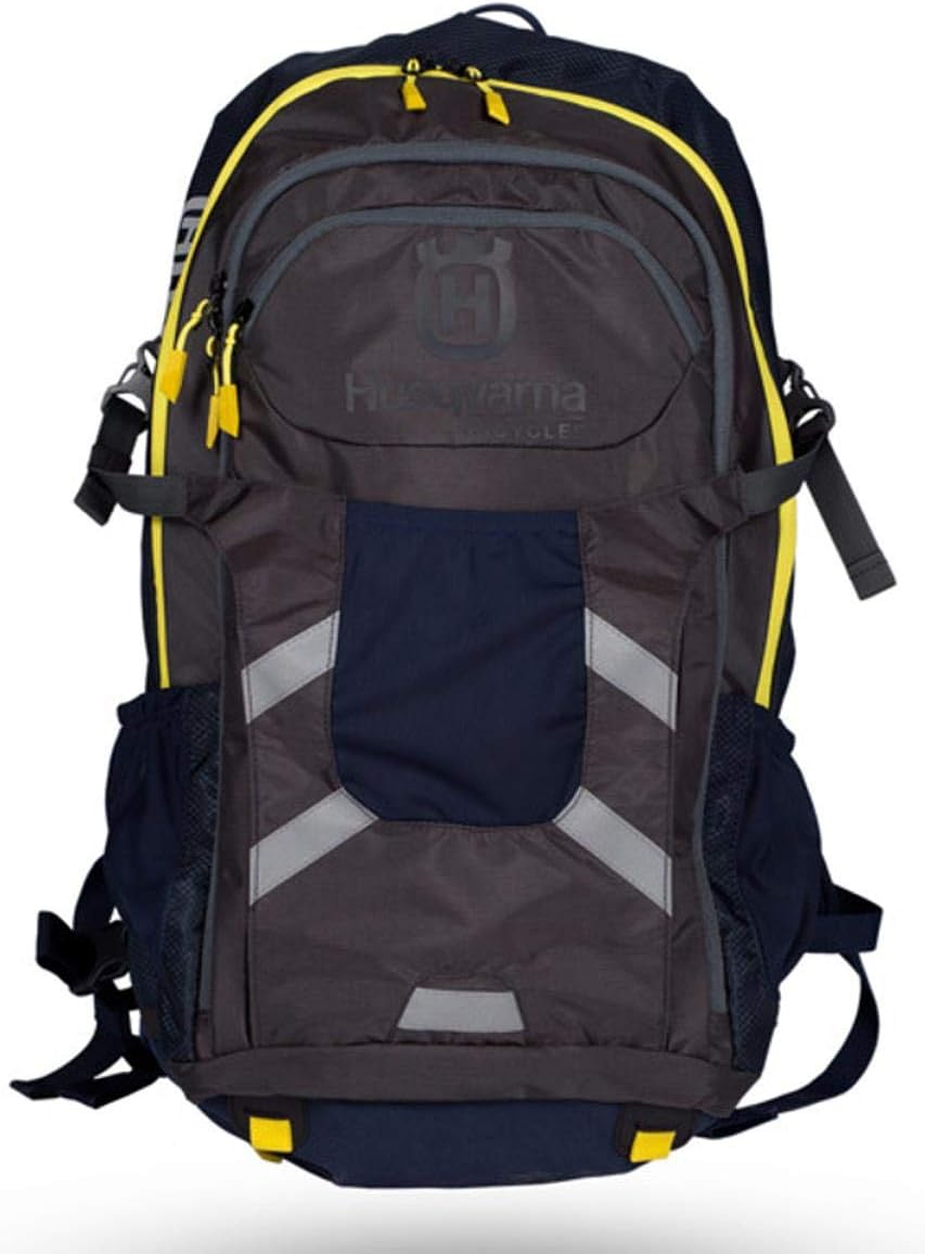 blue grey backpack