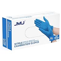 Vista 17 de JMU Guantes de examen de nitrilo XS, 1200 unidades, azul, 3.5 mil, sin látex y sin polvo, guantes desechables para examen médico