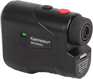 Asixxsix Range Finder Golfing, 656 Yards Portable Golf Rangefinder with Slope Switch 6.5X Magnification USB RechargeableLaser Golf Rangefinder High Precision Golf Gifts Accessories for Men (Black)