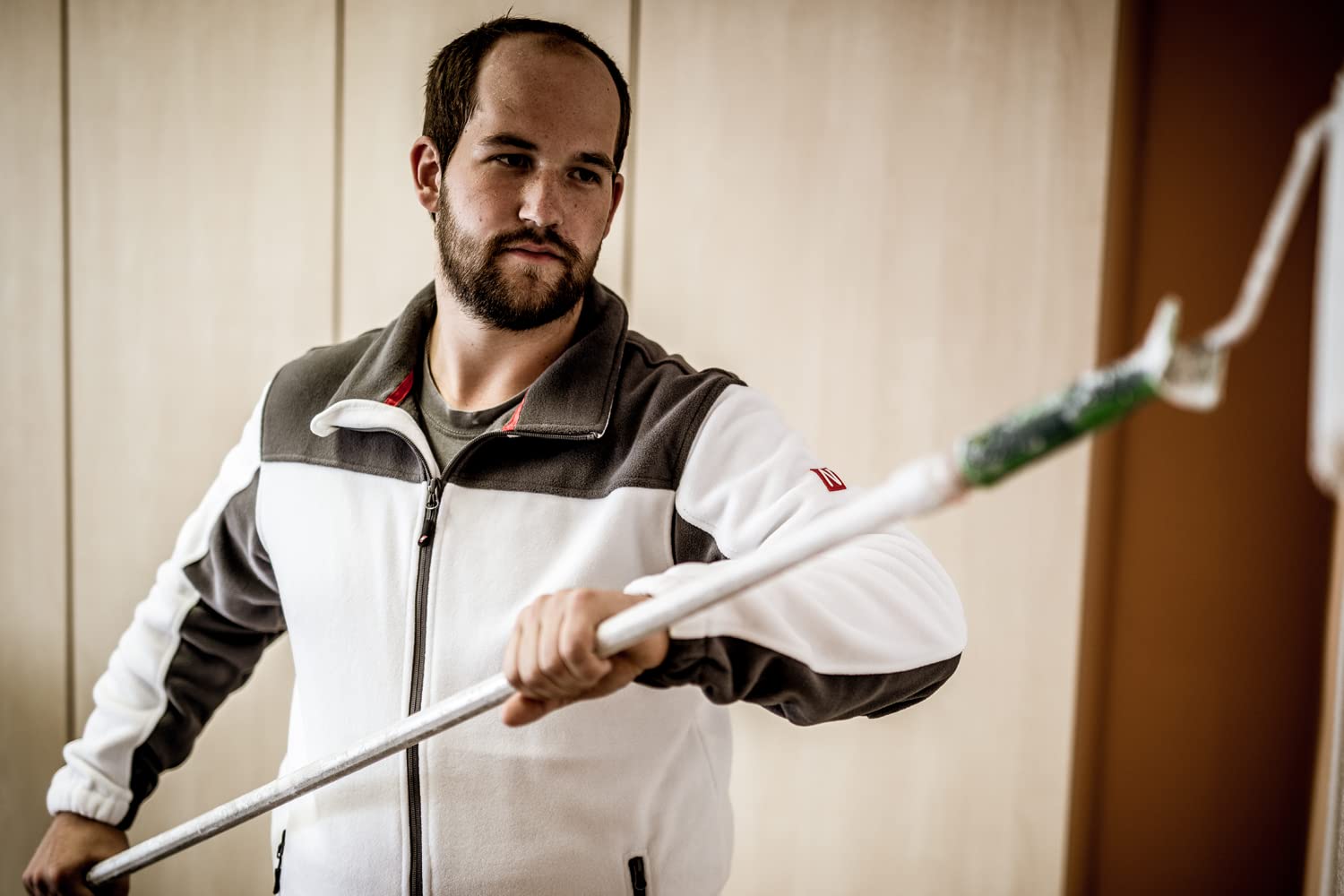 Nitras MOTION TEX PLUS Fleecejacke - windfeste Jacke für Freizeit & Arbeit