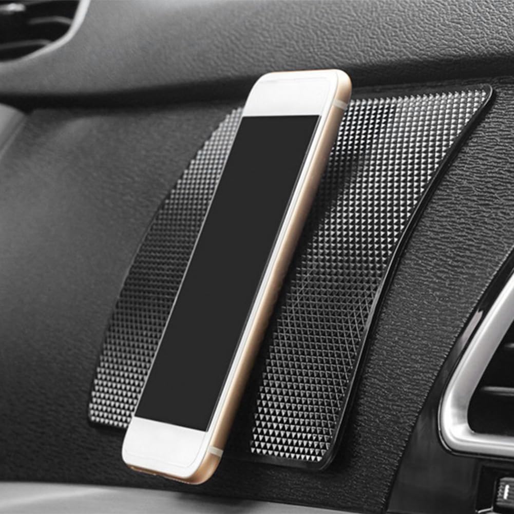 Lot De 5 Tapis Antidérapants Lavables Pour Téléphone Portable, Tableau De Bord, Autocollants Double Face Nano Gel Pad