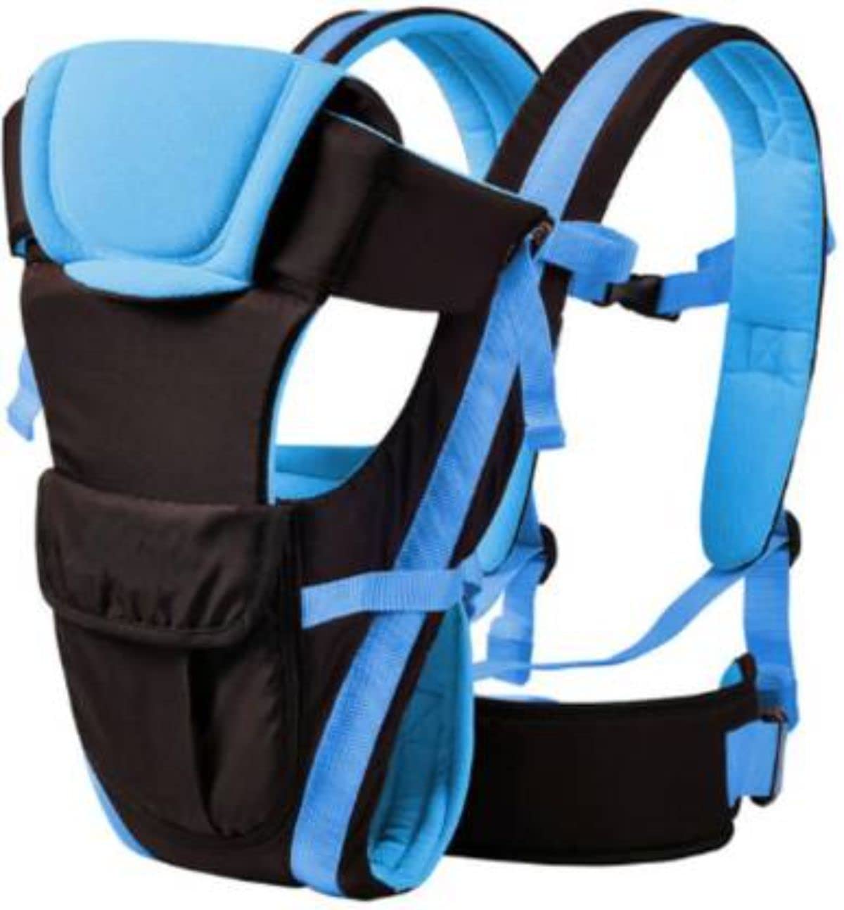 Duggu Kids 4-in-1 Adjustable Baby Carrier Cum Kangaroo Bag/Baby Carry Sling/Back/Front Carrier for Baby with Safety Belt and Buckle Straps (Purple)-image-25