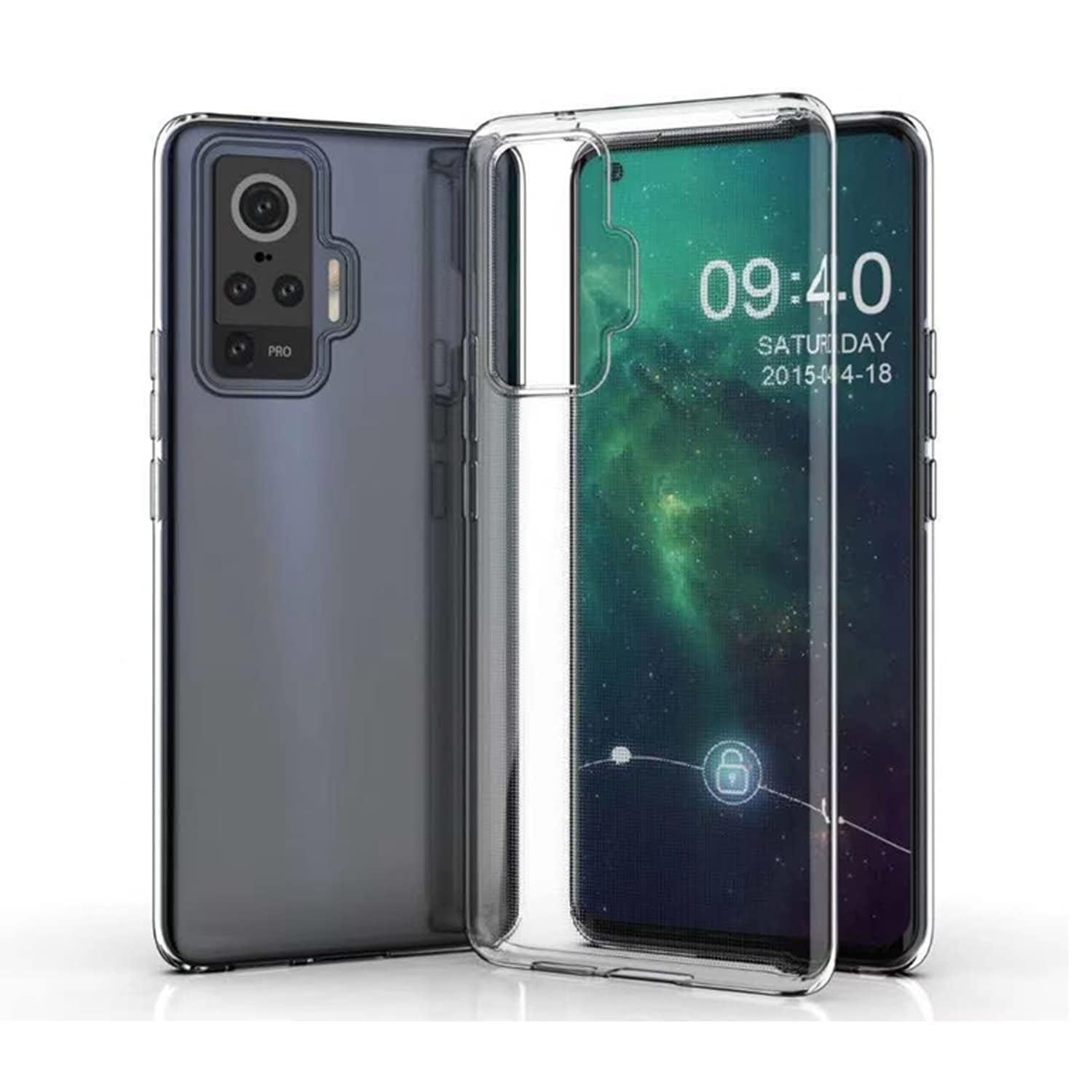 Silicone Back Cover Case, Scratch Resistant Protective Crystal Clear Transparent Shock Proof Bumper Back Cover Case for Realme Narzo 30 Pro 5G — Amazon image 10