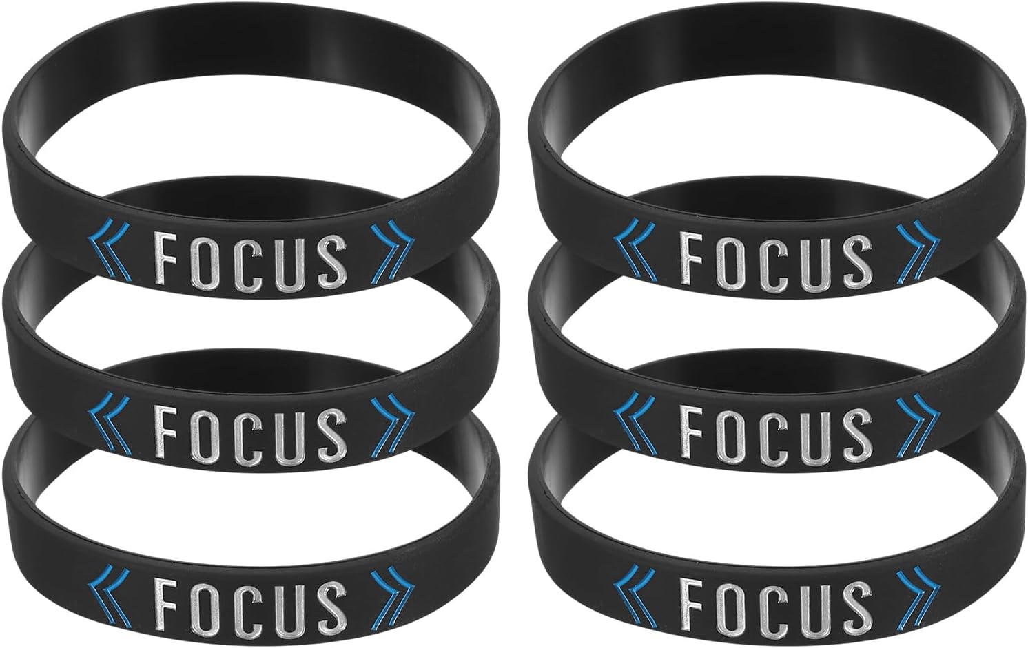  Success Motivational Wristbands, Personalized Bands with Text Silicone Wristbands Custom Rubber Bracelets for Fitness Workouts Exercise thumbnail