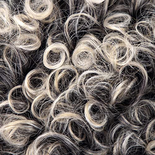 Xiufaxirusi Xiufaxirusi Short Ombre Grey Afro Curly Wigs For Black Women Mixed Blonde Kinky Curly Wig Short Pixie Cut Natural Looking Synthetic Wigs #TOP5