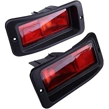 Car Tail Light 2 X Rear Bumper Reflector Light Compatible for Mitsubishi For Pajero Compatible for Montero Pajero Sport 1999-2008 Rear Stop Lights