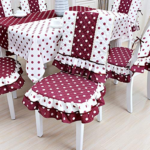 Nappe rectangulaire coton housse de chaise table à manger moderne tissu ménage - 5