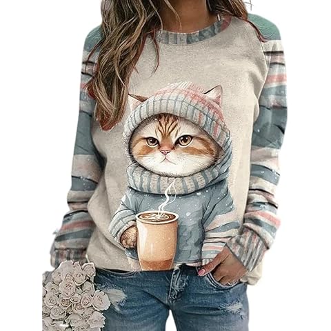 IVERIRMIN Cat Sweatshirt Cover
