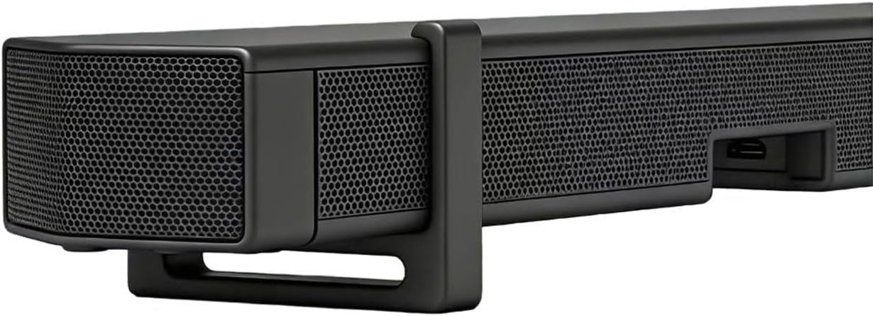 A Pair Soundbar Riser Stand for Samsung Q Series Soundbar, Height Elevation Base to Improve Airflow Audio Positioning and TV Cabinet Clearance (3inch)