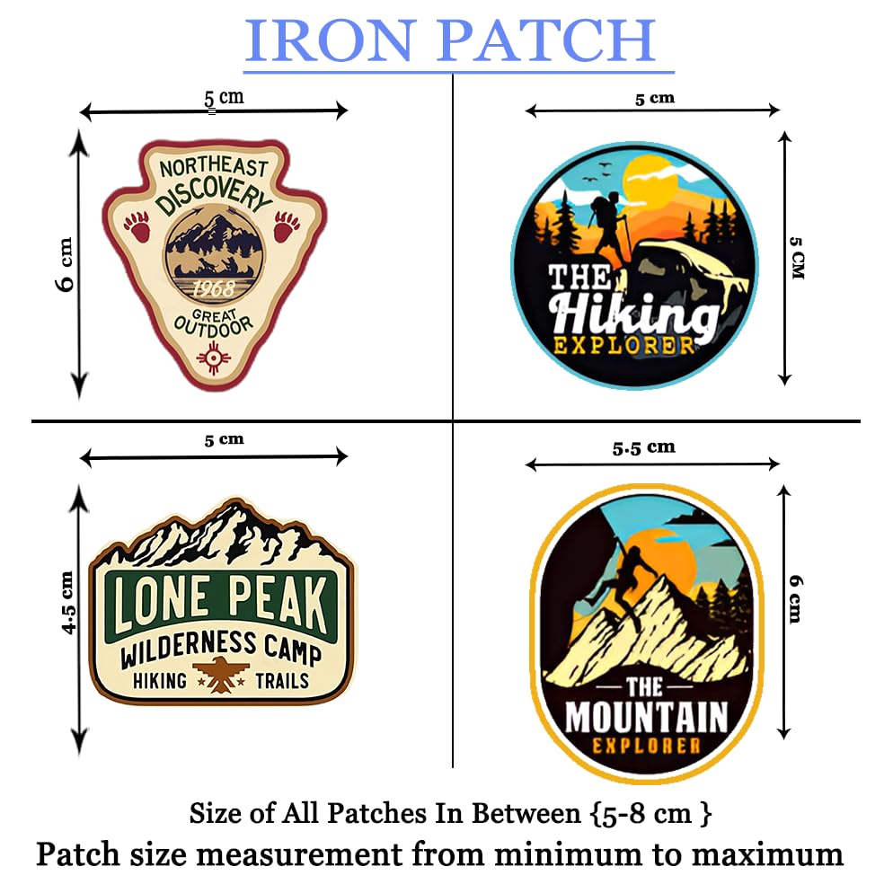 Image of Lazychunks New Unique Mountain,Super heroSpace,Mars,God,Camping,Outdoor Living Patches|New Clothing Accessories for Enhance The Beauty of T-Shirt,Jacket,Bags,Caps,etc.