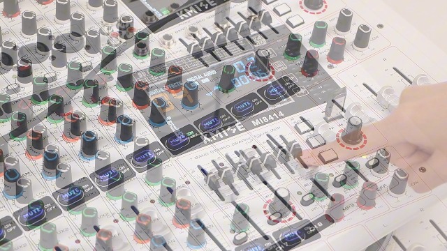 Audio Mixer, 8 Channel Sound Mixer with MP3 Player 99 DSP Digital