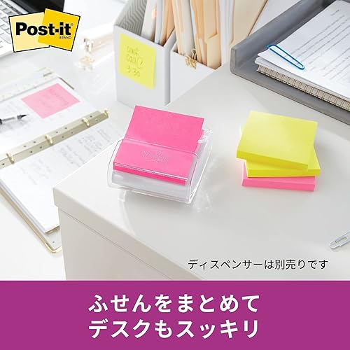 Miniatura 3 de Post-it 654-5SSPOP-Y Strong Adhesive Sticky Notes, Pop-up Notebook, Refill, Yellow, Pack of 5