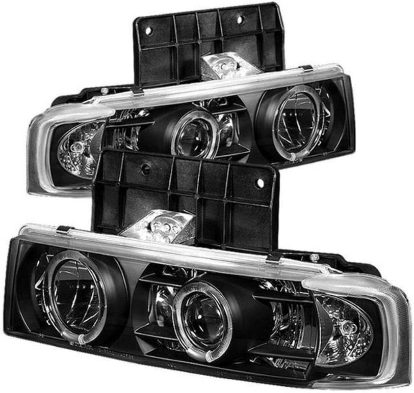 Spyder Auto :: PRO-YD-CA95-HL-BK Chevy Astro 95-05 / GMC Safari 95-05 Projector Headlights - LED Halo - Black - High 9005 (Not Included) - Low 9006 (Not Included)