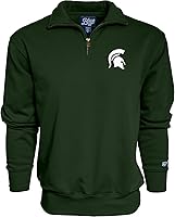 Vista 50 de Blue 84 Sudadera con cremallera de un cuarto para hombre de la NCAA