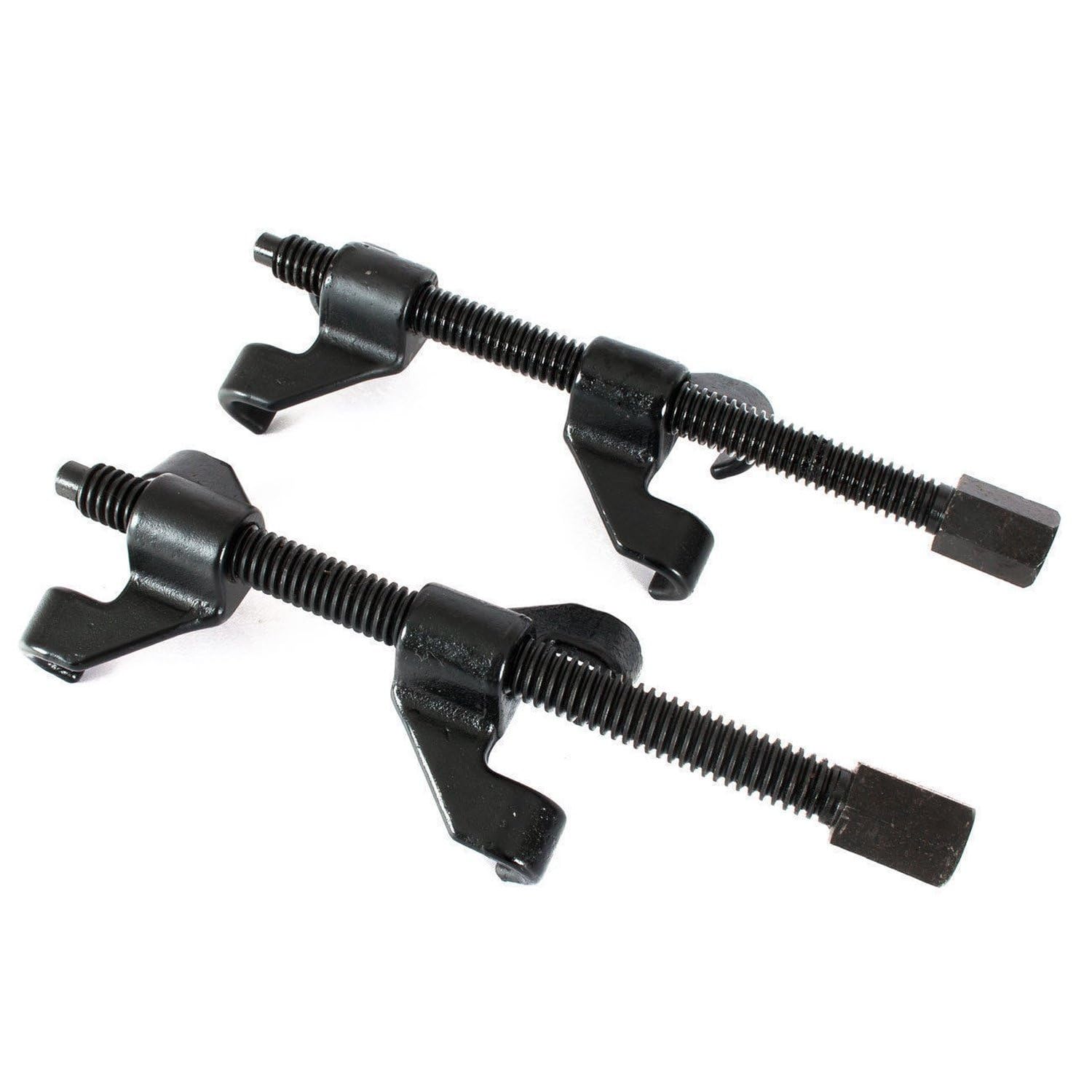 TSX TOOL Compresseur de Ressorts Hélicoïdaux Double Crochet Lot de 2 Acier Forgé Vis 16mm Ouverture 370mm Suspension Auto