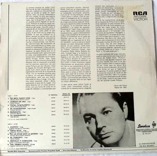 Vista 2 de TODO TROILO EN LA CASA VICTOR VOL II-CAUTIVO-CORDON DE ORO- RCA 1985 VG++EXCELL