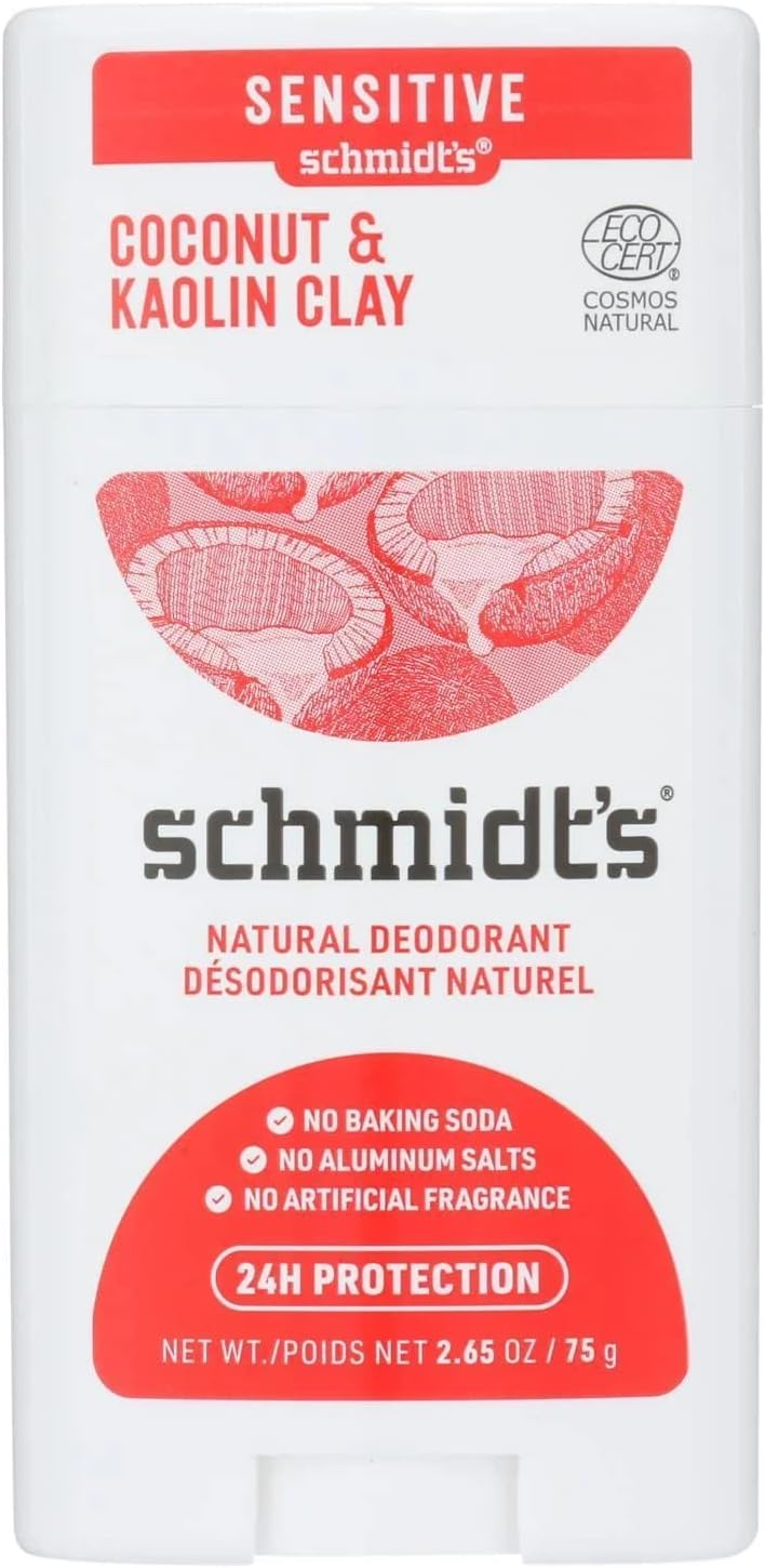 DEODORANT Coconut & Kaolin Clay Sensitive Deodorant, 2.65 OZ