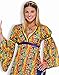 Forum Novelties Women's 60s Generation Hippie Purple Haze Costume, Rainbow, Standard