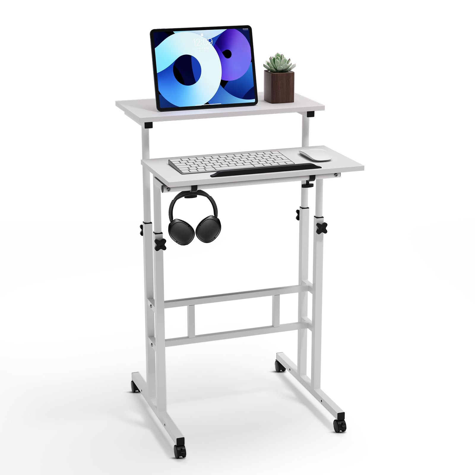 Snapklik.com : MoNiBloom Mobile Stand Up Desk Height Adjustable ...