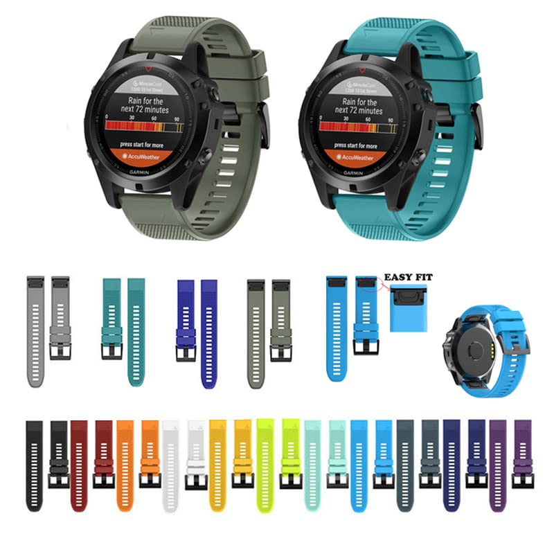 Correa de silicona impermeable con cierre rapido para Forerunner 935 2