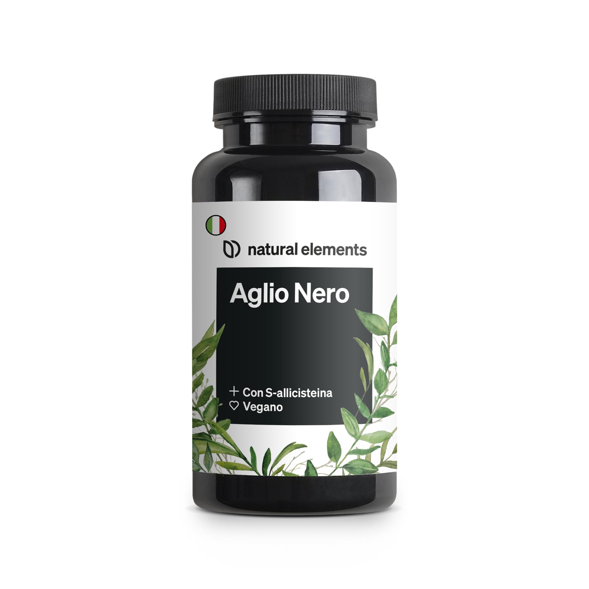 Aglio Nero – 45 capsule da 600 mg ciascuna – miracoloso bulbo con S-allicisteina – naturale, vegano, ad alto dosaggio – prodotto e testato in laboratorio in Germania