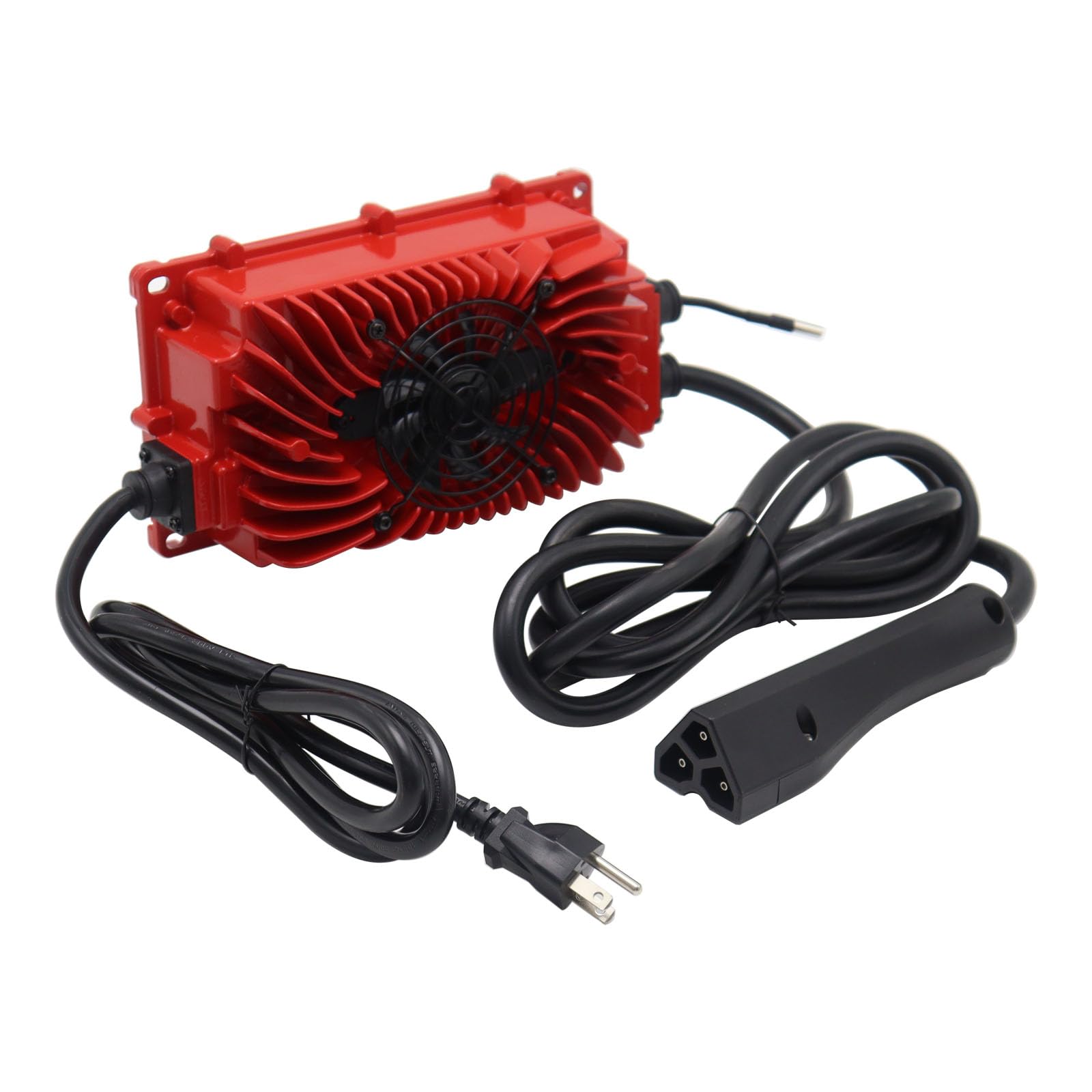 Eseegoo 18 AMP 48V Replacement Golf Cart Battery Charger for 48 Volt Ez-Go EZgo RXV/TXT with RXV Plug Triangle Style Plug Connector Waterproof IP65