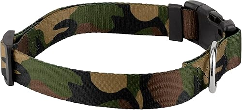 Miniatura 6 de Country Brook Petz - Collar para perro Woodland Camo de lujo, fabricado en los Estados Unidos, colección de camuflaje con diseños resistentes (12