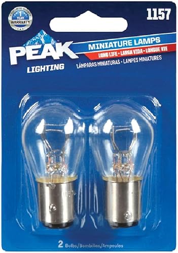 Miniatura 1 de PEAK Bombilla automotriz miniatura 1157 2 unidades