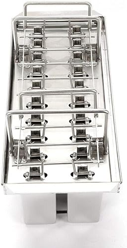 Vista 33 de Moldes de acero inoxidable para helados, para hacer paletas congeladas, modelos de paletas de hielo, modelos de paletas de metal para helados
