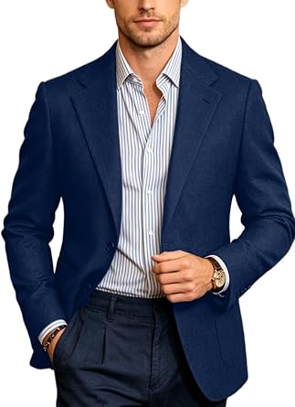Retro Mens Tweed Herringbone Slim Blazer Suit Jacket Casual | Retro Tweed Mens Suit Blazer Herringbone Slim Fit Sport Coats Jackets Prom Business Casual Men Tux Jacket Wedding Blazers