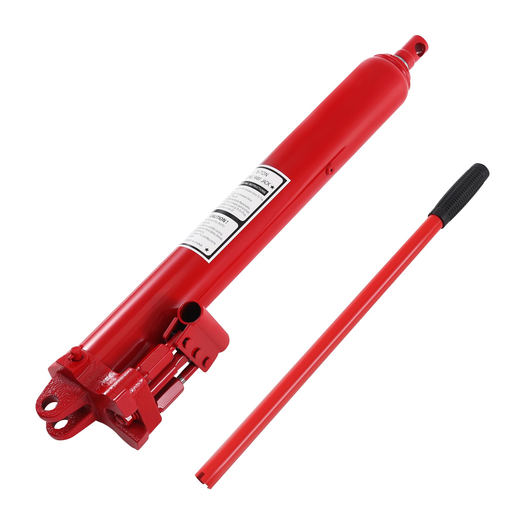 Cilindro hidráulico 8T Hub con doble bomba hidráulica cilindro telescópico hasta 112 cm