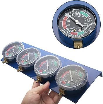 Vacuum Carburetor Synchronizer Kit 4 Gauge 2 3 4 Cylinder Motorcycle ATV