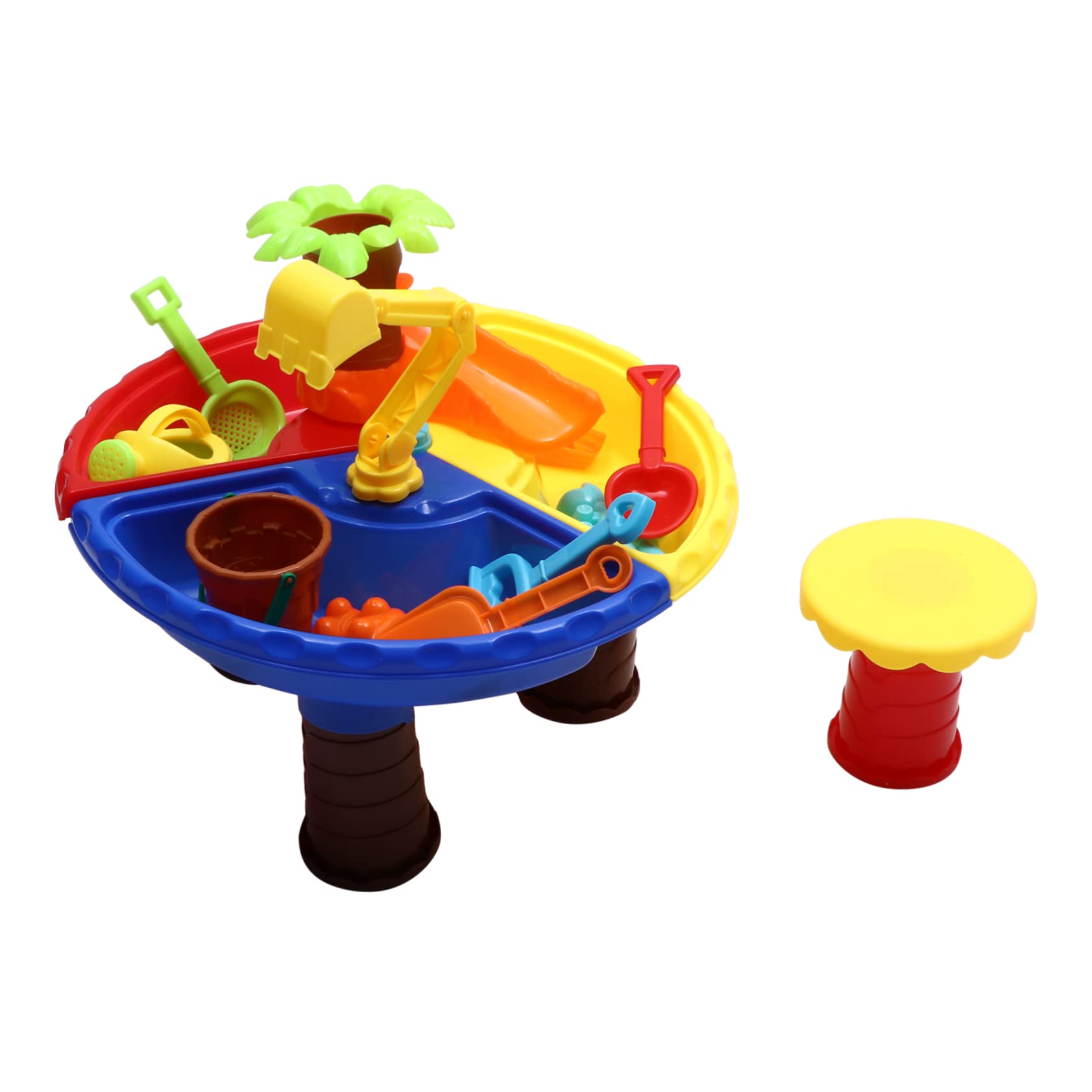 UPKOCH 1 Juego Mesa de Playa para Arena Infantil con Accesorios Juguete de Seguro para Jardín y Playa la Imaginación y Socialización para Niñas