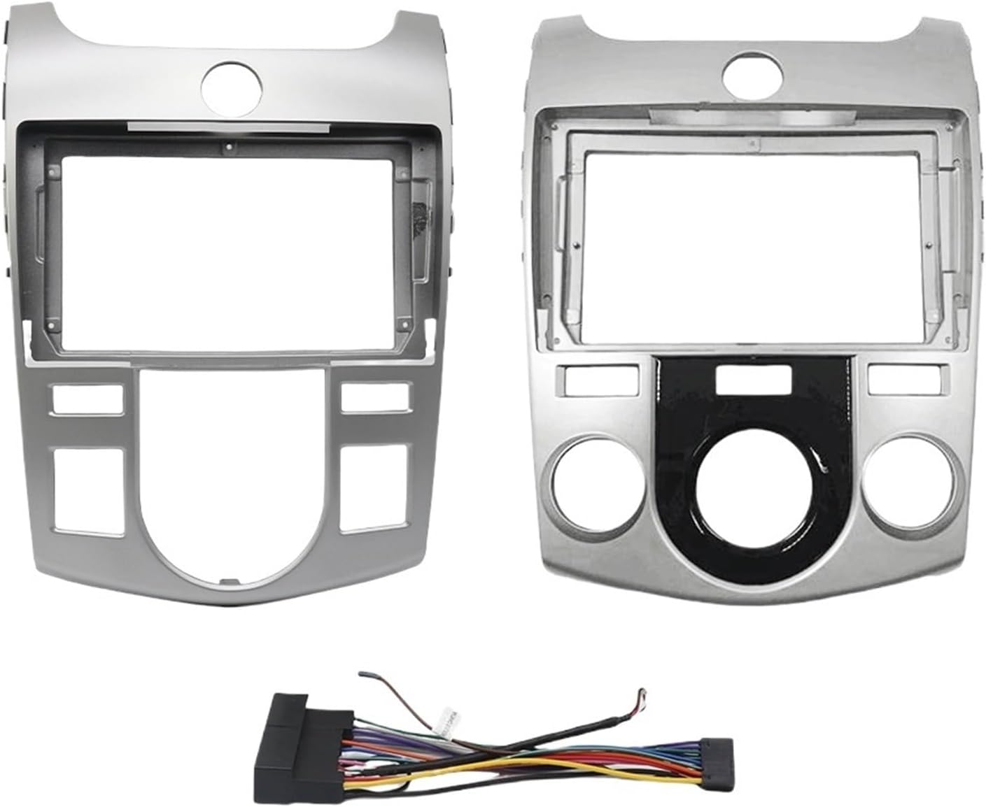 Car Radio Fascia Panel 9 Inch Car Frame Fascia Adapter Android Android Radio Dash Fitting Panel Kit/Fit for KIA Cerato KIA Forte 2009-2017 Car Radio Cover(MT Frame)