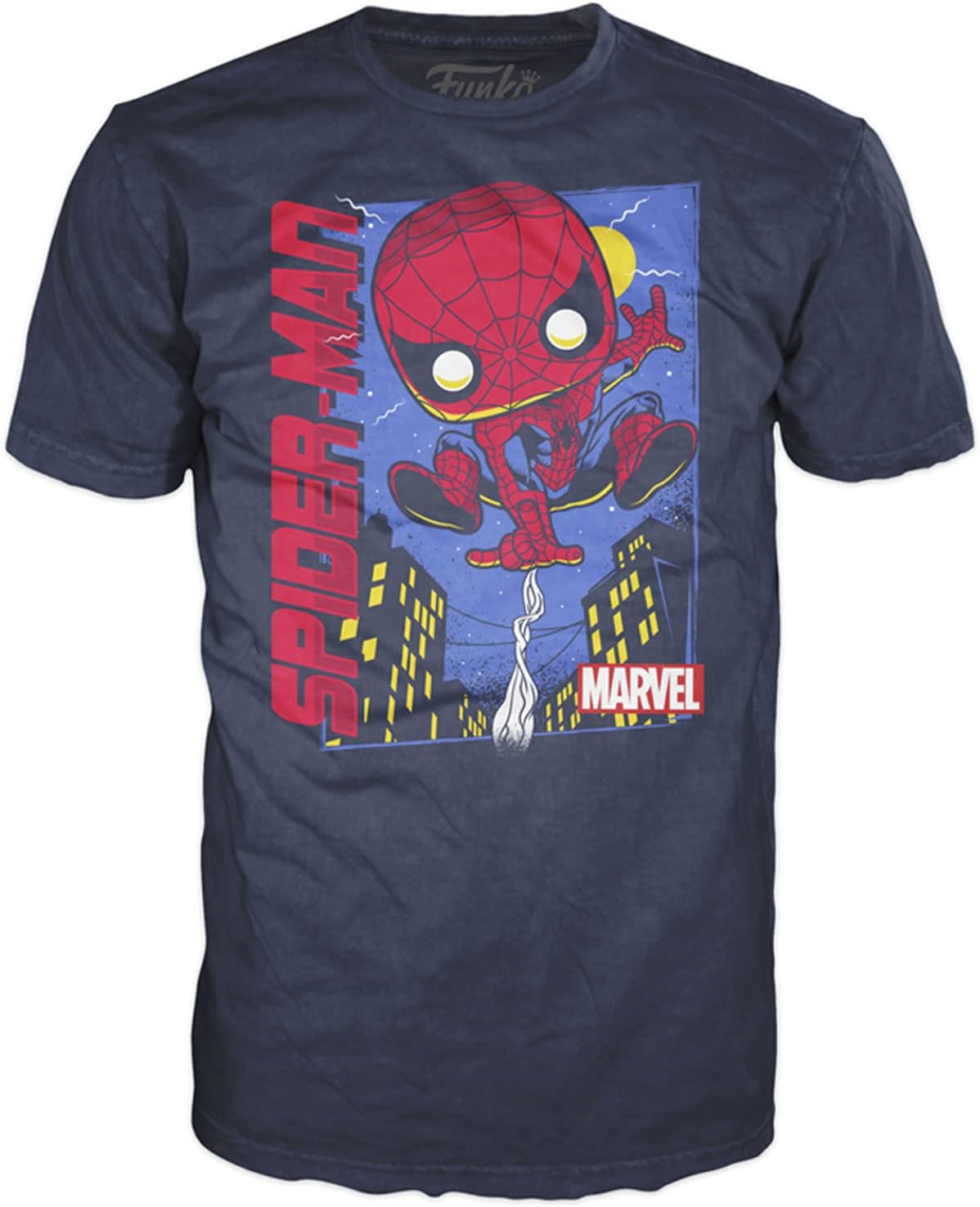FunkoFunko Pop Tee! Marvel: Spider Web Fling (Unisex) - Medium