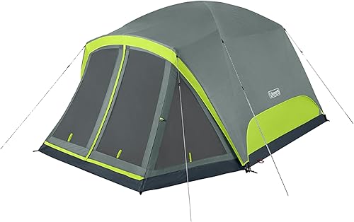 Miniatura 6 de Coleman Skydome Camping Tent with Screened Porch & 5-Minute Setup, Weatherproof 4/6/8 Person Tent with Rainfly & Carry Bag, Made of PFAS-Free