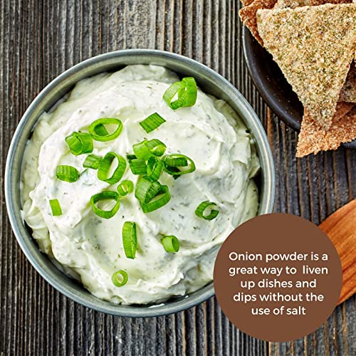 HQOExpress | Organic Onion Powder | 17 oz. Chef Jar