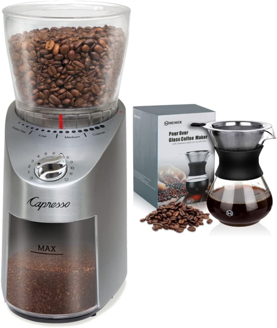 Capresso Infinity Plus Conical Burr Grinder Kuwait Ubuy