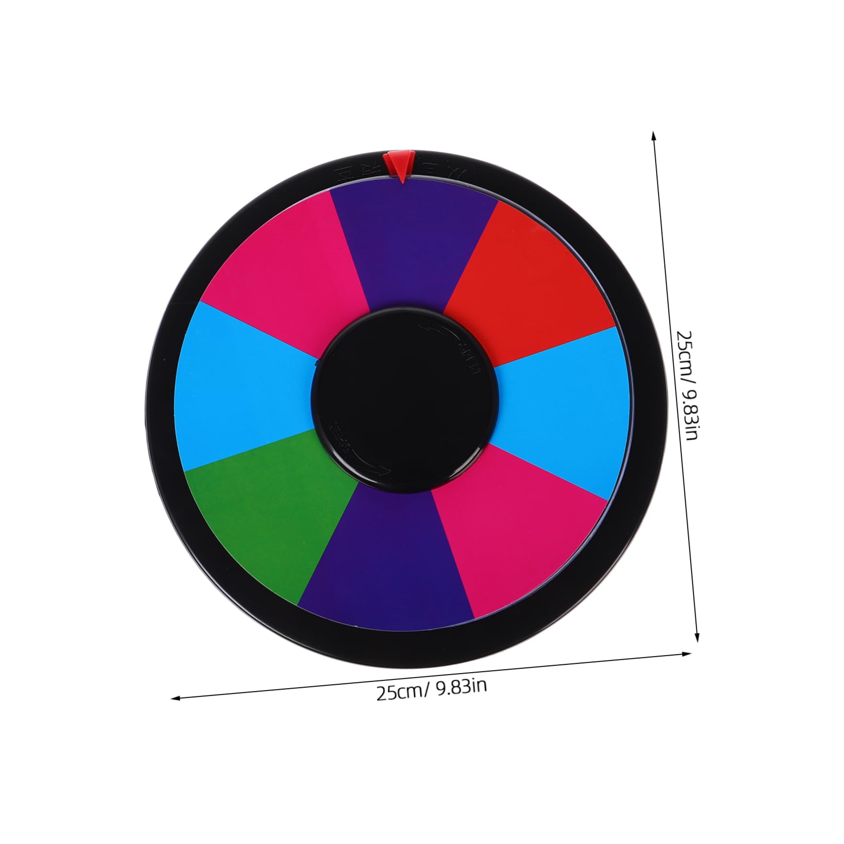 BESTonZON Entertaining DIY Prizes Wheel Arrow Rotatable Turntable for Parties Double-Sided Writing Ideal for Ktv Bars Interactive Game Supplies