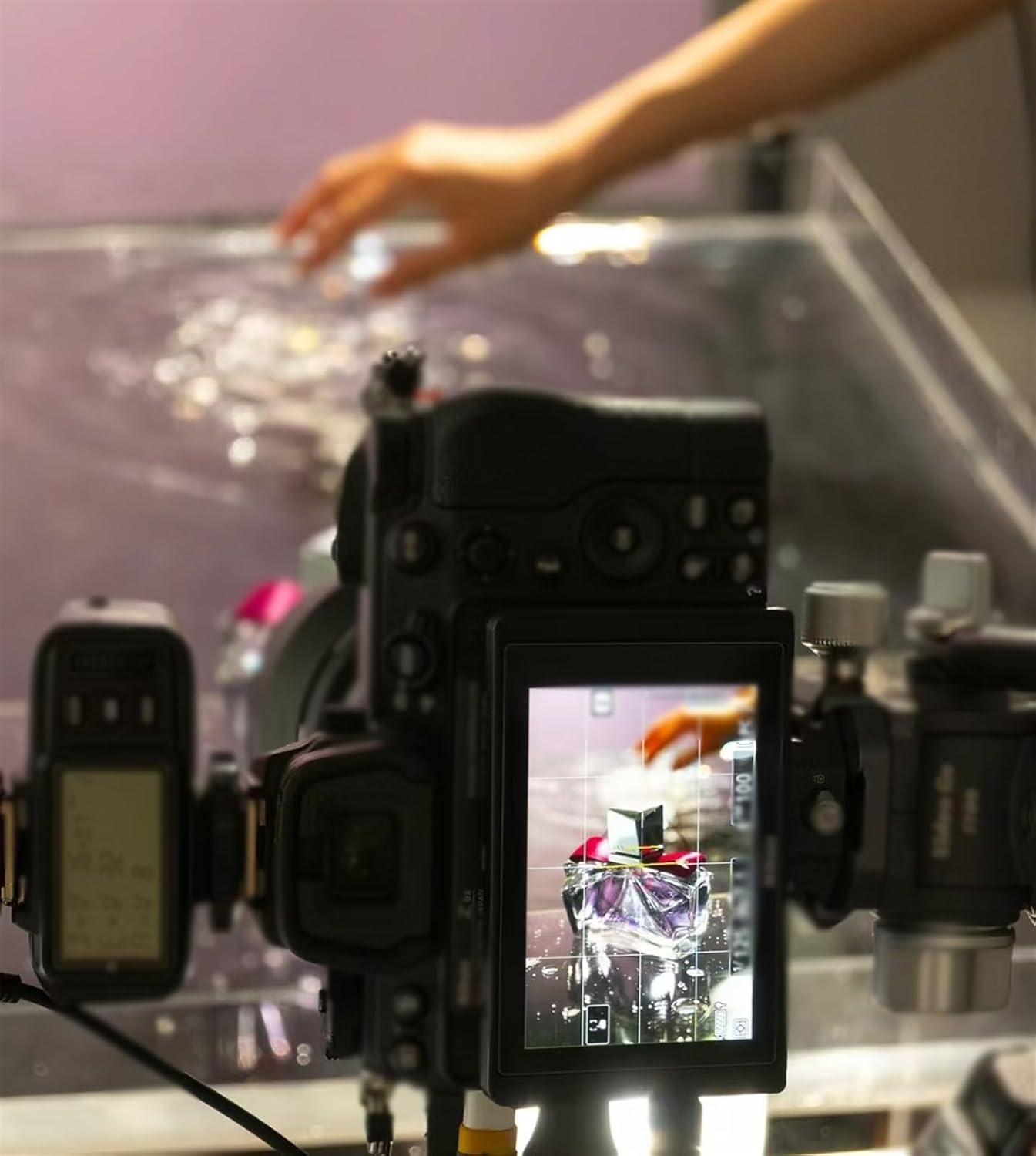 アクリル撮影小道具 クリア深水槽 水の波紋ビデオ製品 水中写真撮影用ポーズ 水槽(40x23x27cm/16x9x11in)