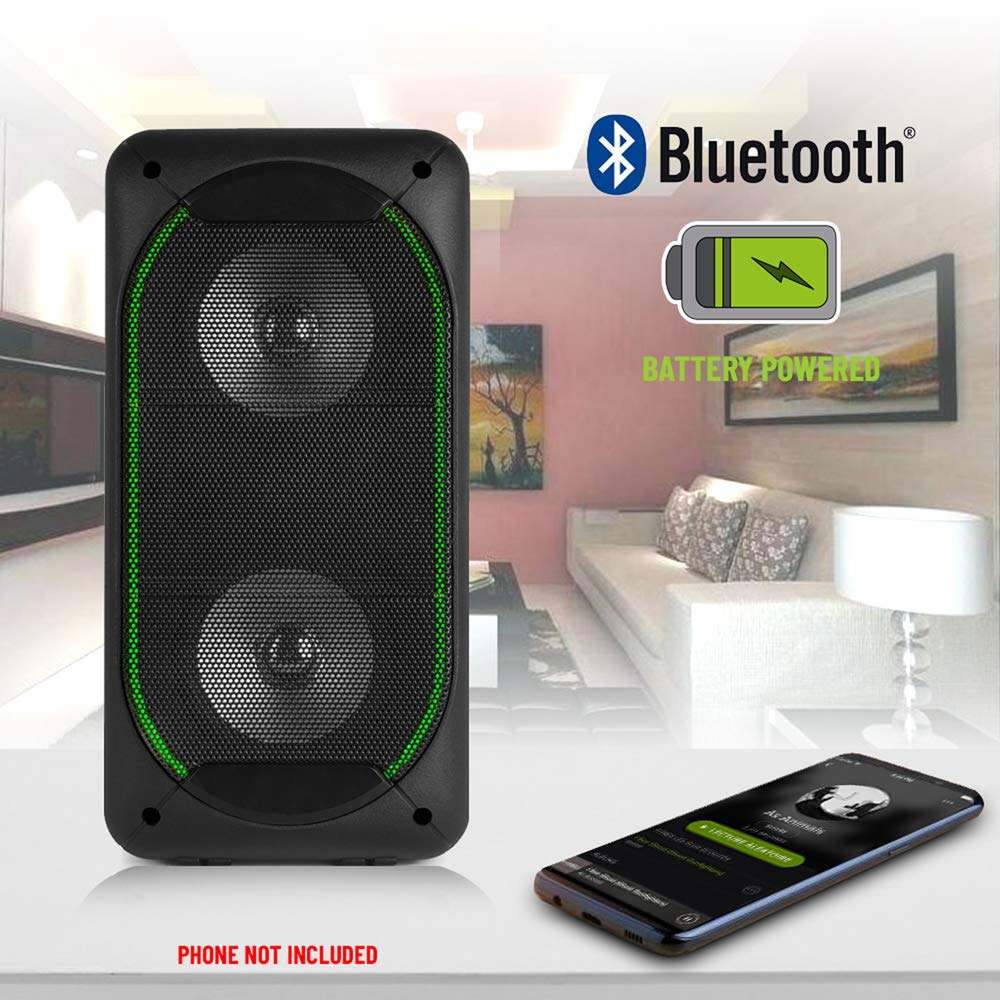 Buy Fenton SBS60 Portable Bluetooth Party Speaker Boombox USB Battery